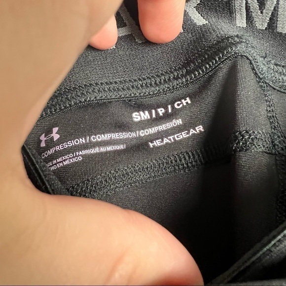 UNDER Armour Compression Athletic‎ Leggings Black Sm - Picture 6 of 6